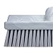 SPARTA 40423EC23 Plastic Floor Scrub Brush, Wall Brush, Equipment Brush With Nonabsorbent Bristles For Industrial Kitchens, Hospitals, Commercial Cleaning, 10 Inches, Gray