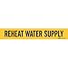 Brady 8803-1, 88031 Self-Sticking Vinyl Pipe Marker, (Pack of 100 Cards)