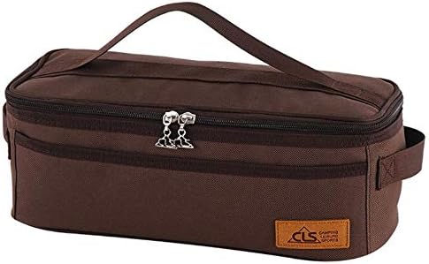 Chnrong Camping Travel Cooking Utensils Organizer Travel Bag Portable Pouch Bag for BBQ Camp Cookware Kitchen Coffee