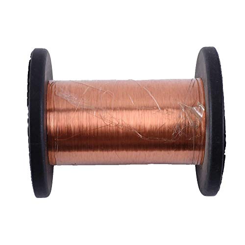 Kupferlackdraht, 0,07mm x 2700m Magnetdraht, 100g, Isoliert Wickeldraht Kupferdraht zur Herstellung eines Elektromagnet-Motormodells, Schmuckherstellung