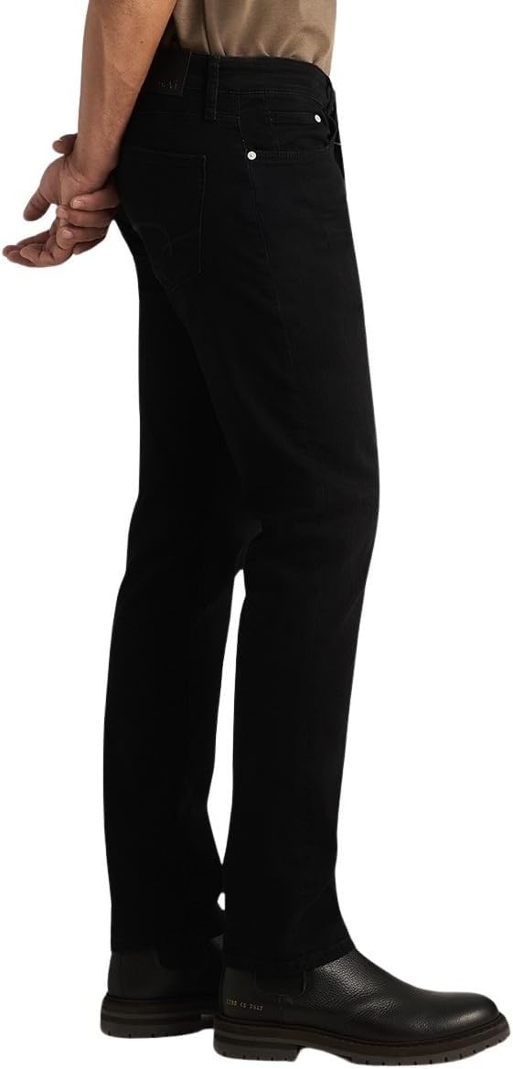 Mavi Men’s Marcus Regular Rise Slim Straight Leg Jeans – Men’s Slim Straight Fit Denim Pants, Work Pants for Men