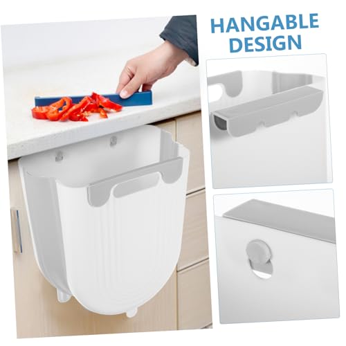 Caneca de basura rectangular para cocina con montaje en pared miniatura 7