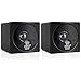 Pyle Regal- Lautsprecher, Passive Bookshelf Speakers, 9cm Stereo Lautsprecher, 100W 2x Computerlautsprecher mit 4 Ohm Impedanz, Mini Soundsystem, Lautsprecher ideal für Studio & Heimkino, Schwarz
