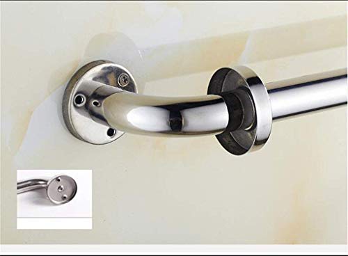 Barra de Apoyo de Seguridad para baño para discapacitados, Barra de Apoyo para baño de Acero Inoxidable, Soporte de Toalla Recto montado en la pared/30 cm