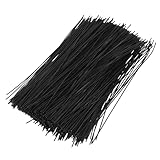 COHEALI 1000 Stück Kabelbinder Schwarz mit Kunststoffbeschichtung und...