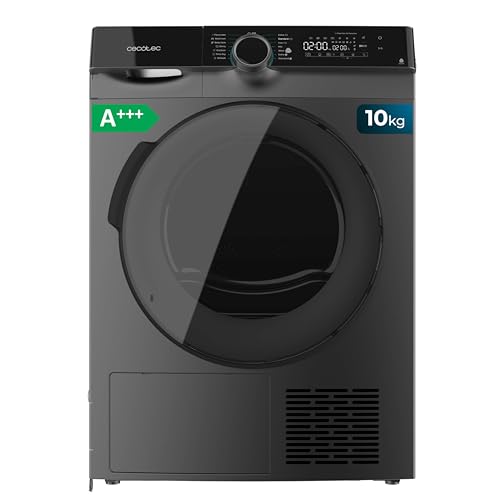 Cecotec Secadora Bomba de Calor 10Kg Bolero Dresscode Dry 10500 Inverter Steel. 10Kg, Clase A+++,...