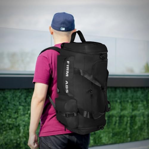 Flintronic 65L 3-in-1 Waterproof Sports Duffle, Gym Bag with Shoes Compartment+Wet Pocket - Image 2