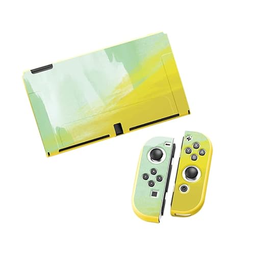 Ryo楽々生活館 Switch 有機EL 対応 保護 ケース Joy-Con カバー 分離式 3点セット スイッチ 有機ELモデル 用 保護 カバー 装着簡単 TPU製 ソフト 耐衝撃 Switch 有機EL スイッチ有機ELモデル 対応 ケース