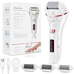 Pedicure Elettrico - Aottom Professionale Piedi Roll Elettrico Piedi Attrezzi Calli Talloni Screpolati Lima Elettrica per Piedi Togli e Duroni Ricaricabili con 3 Rulli Ricambio