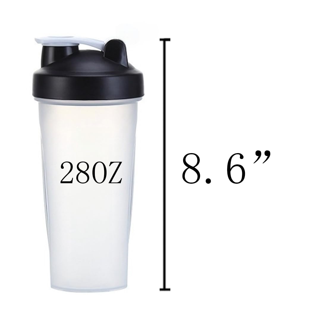 otylzto 2 Pack 28oz Protein Shaker Bottles, BPA-Free, Leakproof Mixing Cups — Amazon image 3