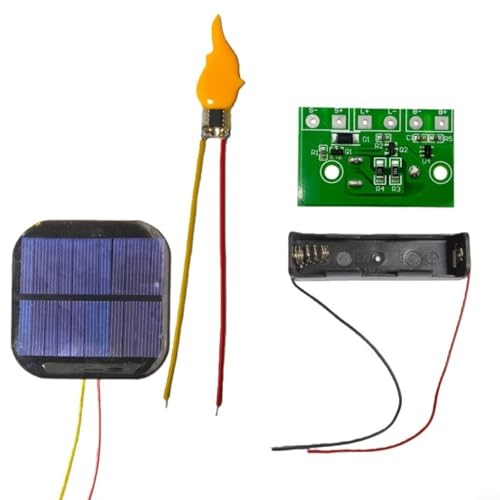 ZiStarlilife 1 Set 37V Fiamma Solare Luce Circuito Kit con Controllo Della Luce per Simulato Candela FAI DA TE Lampada Progetti Giardino Patio Decor PCB PCBA