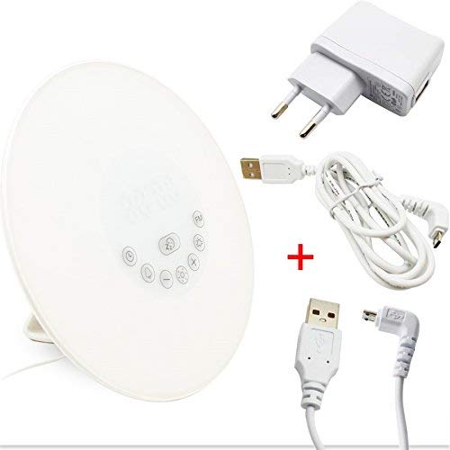 Wake Up Light stimungs-Radio réveil Enfants de lumière LED Fonction réveil Lever du soleil