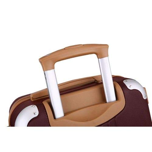 Mala Viagem Santino B182 Rígida Abs Rodinhas 360 Bordo ANAC Cor:Vermelho escuro