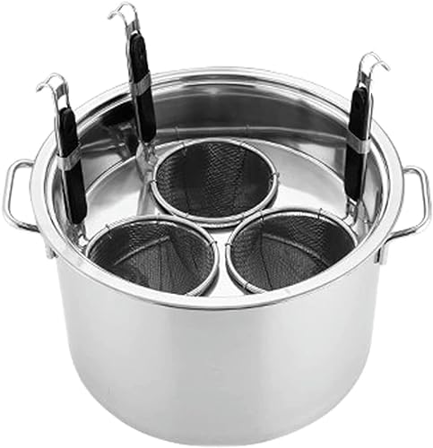 Ensemble d'inserts en acier inoxydable pour cuire trois pâtes - 2