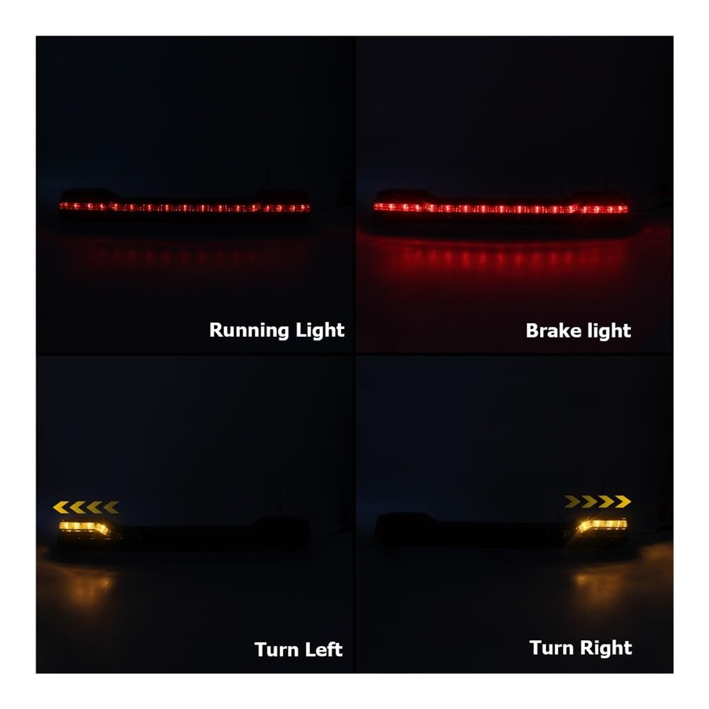 Luce Stop Fanale Posteriore Per FLHTCU FLHTCUL FLHTK FLHTKL 14-up Per indicatori di direzione a LED luce freno accessori per moto pacco bagagliaio posteriore
