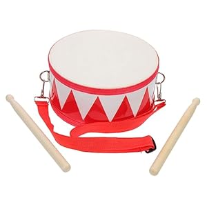 Inoomp 1 Satz Kleinkindtrommel Doppelseitige Snare Drum