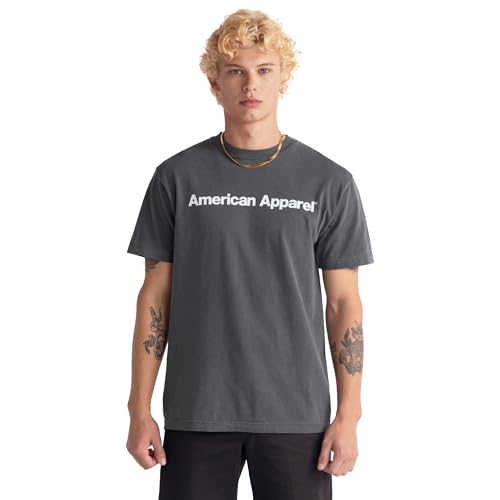 American Apparel Casual, Faded Black-White Logo Center (Print, 1-Pack)