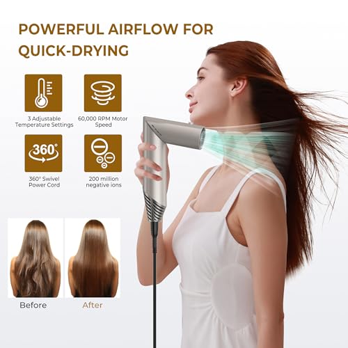 Image of Blow Dryer Brush 5 in 1,Negative Ionic Magic Hair Styler,Hair Dryer Brush with Detachable Air Styler,Hot Air Brush for Women Volumizer,Straightener,Drying