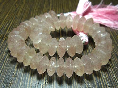 Quartz fraise africain perles de lithothérapie et douceur pour bijoux d'émotion