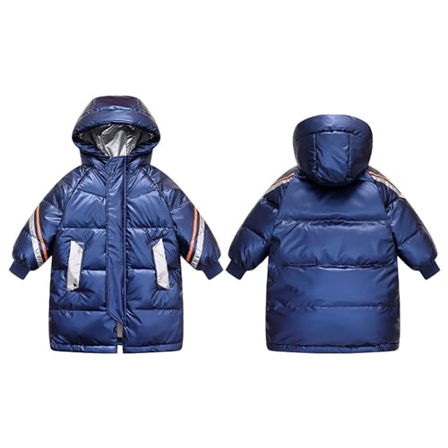 Kids Puffer Down Jackets with Hood for Little Boys Girls Packable Cold Winter Lightweight Snowsuit Outerwear4