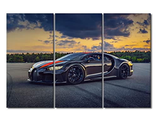TUMOVO Sports Car Wall Art Decor Painting on Canvas -