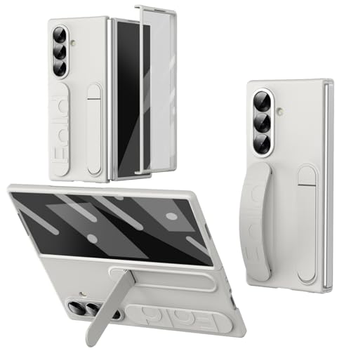 Coque Samsung Galaxy Z Fold 7 housse militaire antichoc blanche avec poignée et béquille