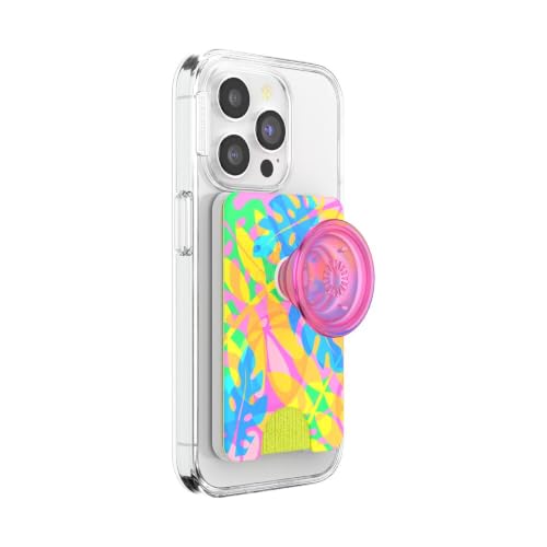 Image of PopSockets Phone Wallet for MagSafe with Grip- Boca Palm