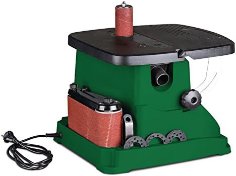 Rear view of Holzstar OBSS 100 showing power cord and dust extraction port