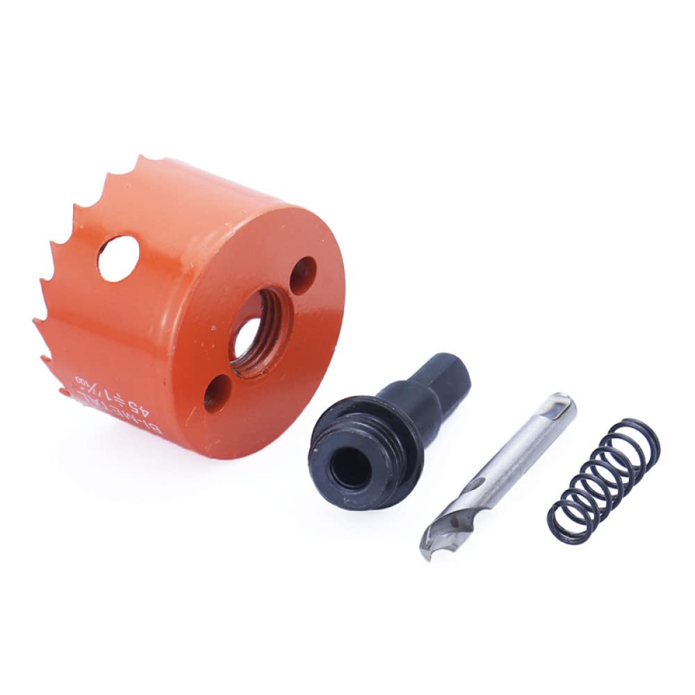 Brocas para carpintería de sierra de orificio bimetálica M42 de 15-200 mm para herramientas de abridor de madera de hierro de aluminio y acero inoxidable, 75 mm