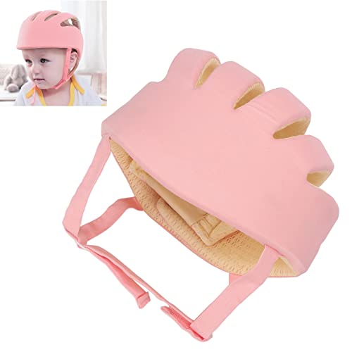 Capacete de bebê, Protetor de Cabeça de Algodão Resistente a Impactos Ajustável para Bebês de 8 a 36