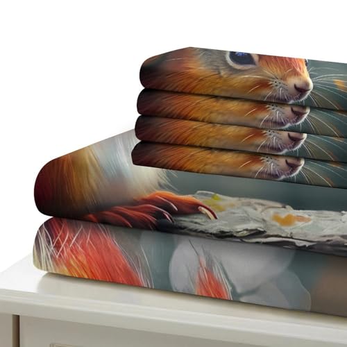 Housse de couette roses rouges imprimé 3D avec fermeture éclair résistante