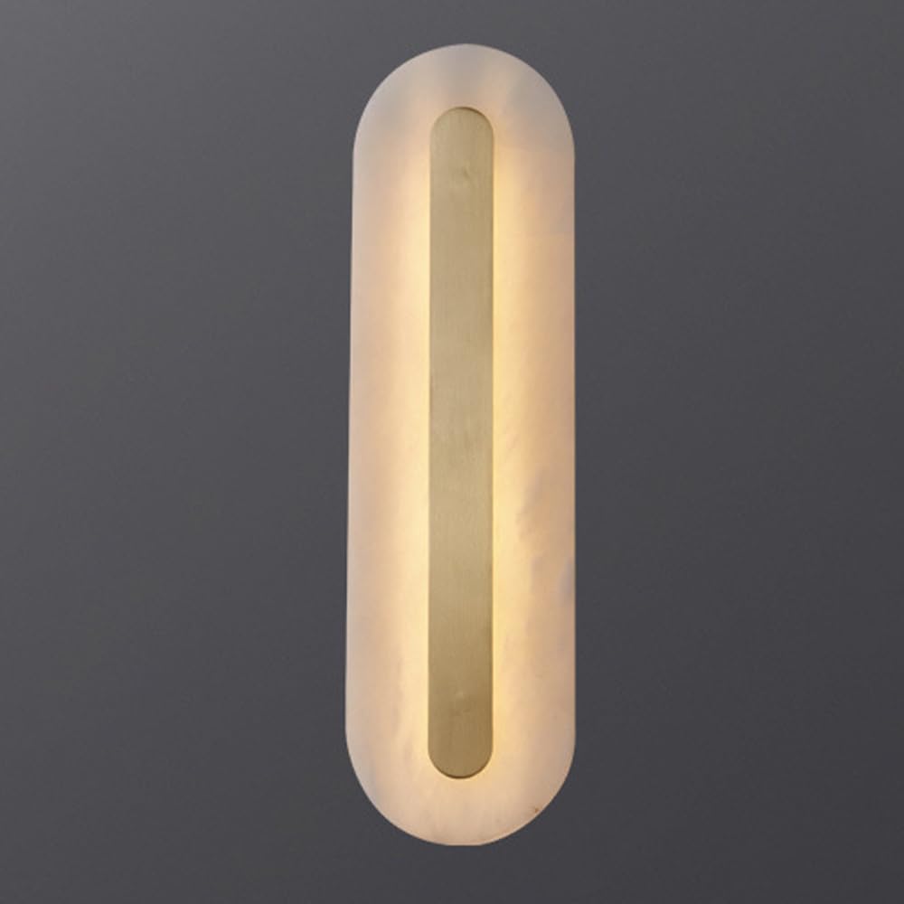 ITOSUI Wall Lights Sconces Wall Sconce Lights for Indoor Led Bathroom Vanity Light Brass Wall Light Fixtures for Stairs Living Room Bedroom Living Room Light-Rectangular-50Cm-Oval-35cm