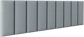 Kit Cabeceira Modulada Estofada Cama Solteiro Casal Queen King - Varios Tamanhos (Cinza, King)