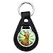 Black Leather Scooby-Doo Character Keychain