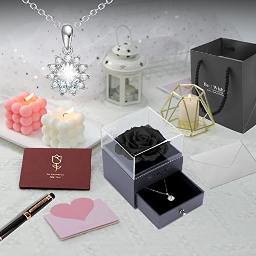 TAIYOU Vera Rosa Eterna con Collana Diamanti