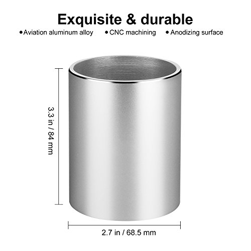 Metal Cup Pen Holder/Makeup Brush Holder, Multi Purpose, Durable And Simple Design Pen Container For Home School Office Desk On Sales #TOP1