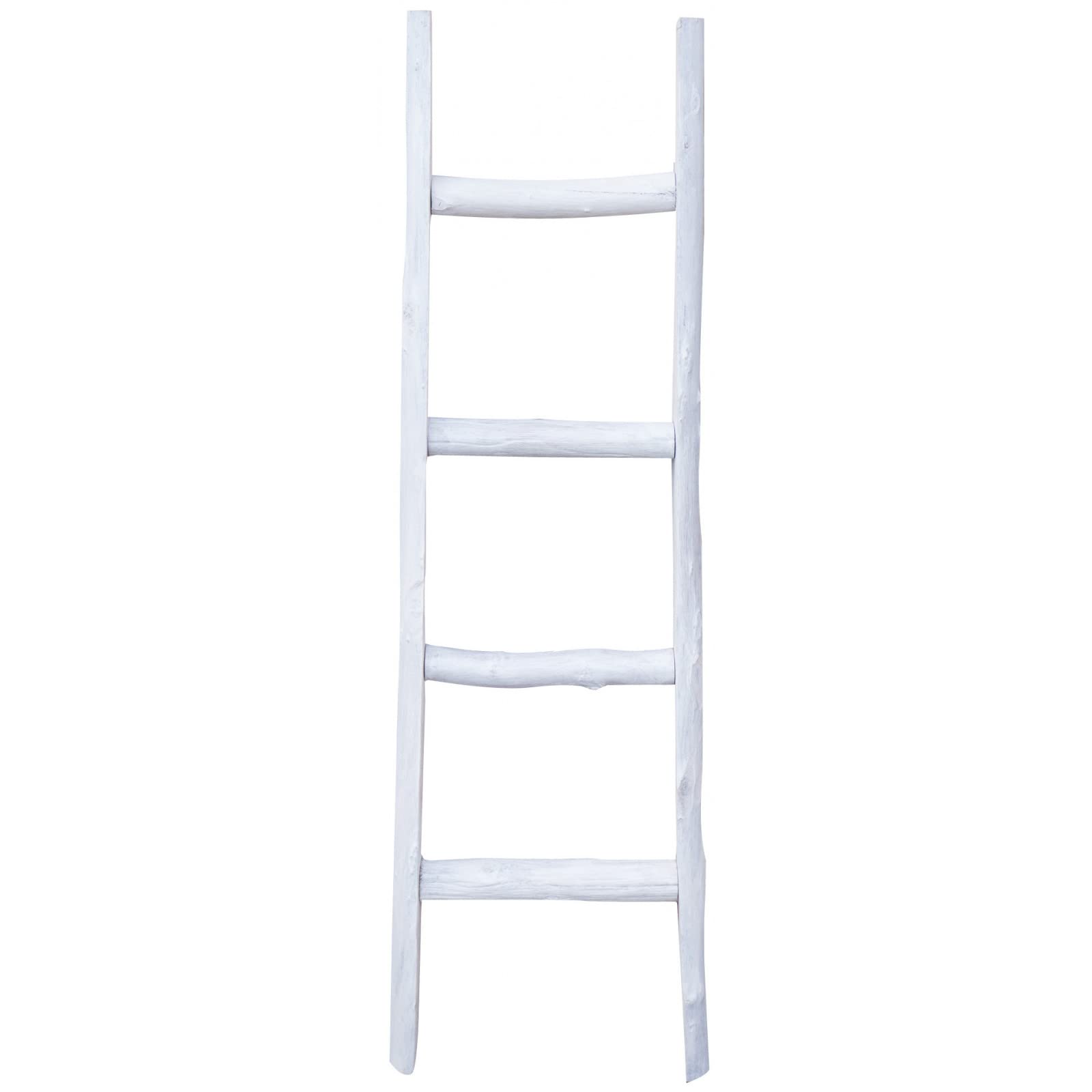 Biscottini Scaletta porta asciugamani bagno 100x7x28 - Scala Decorativa in Legno - Scala portasciugamani - Scaletta legno appendi asciugamani - Portasciugamani da parete Metallo, Bambu