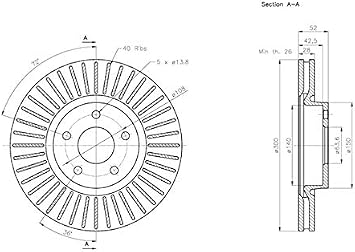 NK 312581 Brake Disc