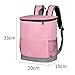 hatleues Insulated Cooler Backpack,Double Deck Leakproof Large Cooler Bag,Insulated Backpack Cooler Lunch Cooler for Picnic, Camping, & Lunch Pink