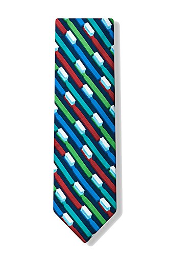 Men's Microfiber Dentist Dental Toothbrush Necktie Neck Tie Neckwear #TOP30