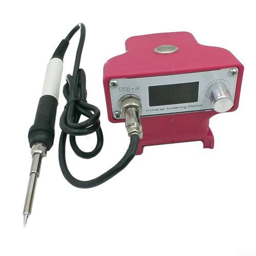 Estación de soldadura inalámbrica 70W T12-D compatible con batería de 18V Control de temperatura digital 480°C