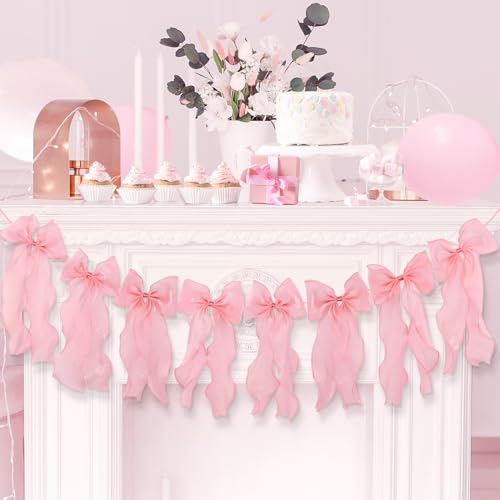 Fournitures de fête d'enterrement de vie de jeune fille ruban rose