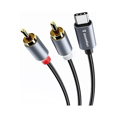 SOOMFON Cable de Audio USB C a 2RCA Cover