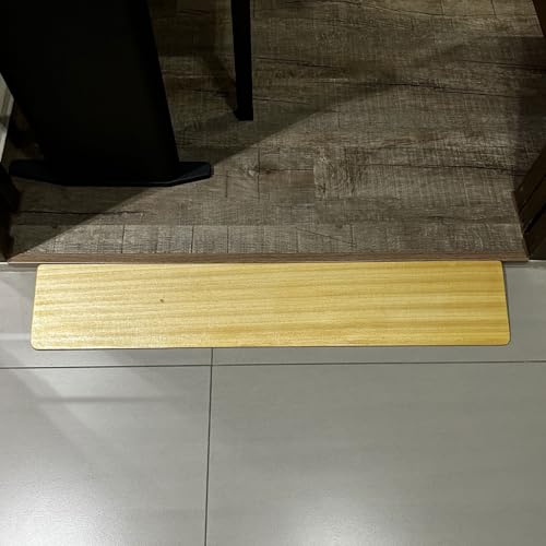 Türschwellenrampe Aus Holz,türschwellenrampen Tragbare,leichte Und Einfach Zu Transportierende Rampe Türschwelle,für Bürgersteig,Nutzbar Als Rollstuhlrampe,Schwellenrampe ( Size : 50*13*2.5cm )