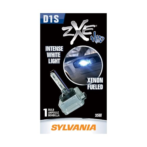 SYLVANIA - D1S SilverStar zXe HID (High Intensity Discharge) Headlight Bulb - High Performance Brighter and Whiter Light, Xenon Fueled, with a HID Attitude and Style (Contains 1 Bulb)
