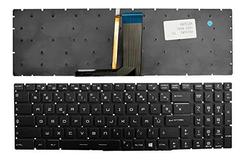 Réparer un clavier défectueux de MSI GS60 2QC Ghost avec ce clavier AZERTY noir rétro-éclairé