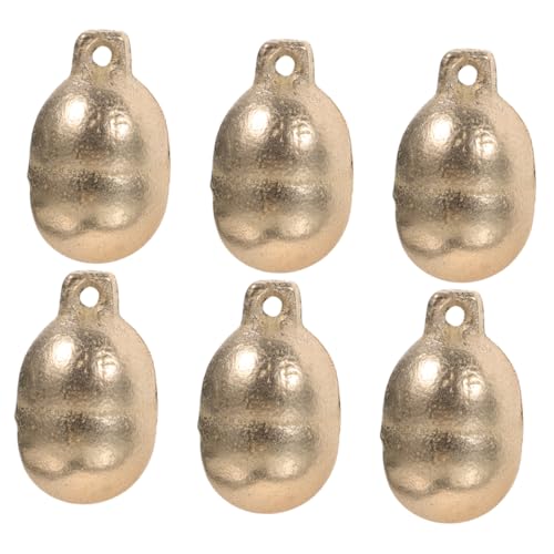 ARTIBETTER 6Pcs Christmas Tree Bells for Pets Wear Resistant Cat and Dog Collar Hanging Bells Multi Function Puppy Collar Bells Accessories Pet Supplies