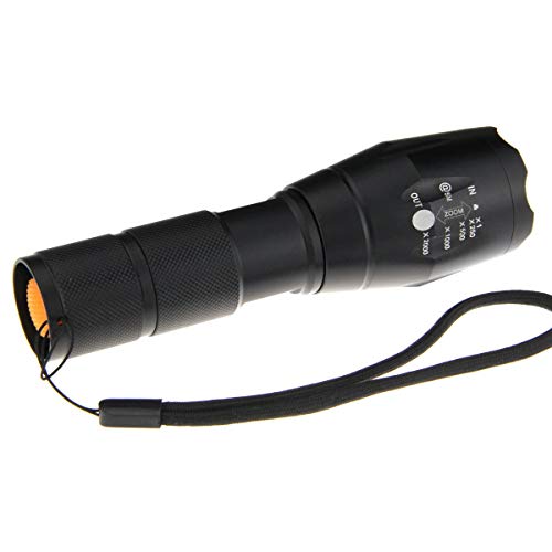 2000 Lumen Cree Xml T6 Zoomable Led Flashlight Focus Zoom Light Torch 18650/Aaa #TOP4