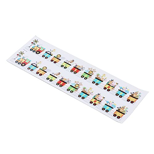 Adesivos de parede de número, adesivos de parede autoadesivos 5 peças decoração educação infantil cr