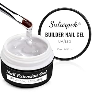 Sularpek 15 ML Aufbaugel Nagelverlängerung Klar